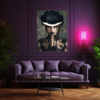 shadow wood art - "Casandra"