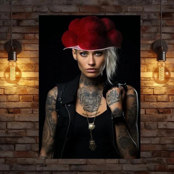 shadow wood art - "Erika"