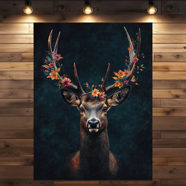 shadow wood art - "Hirsch Herold"