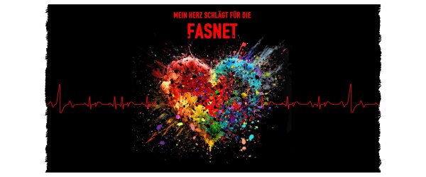Fasent-Kaffetasse "Mein Herz schlägt für die Fasnet"