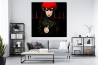 Jan Walter Schwarzwald Pop-Art "Schwarzwaldmarie Fxxk off dark"