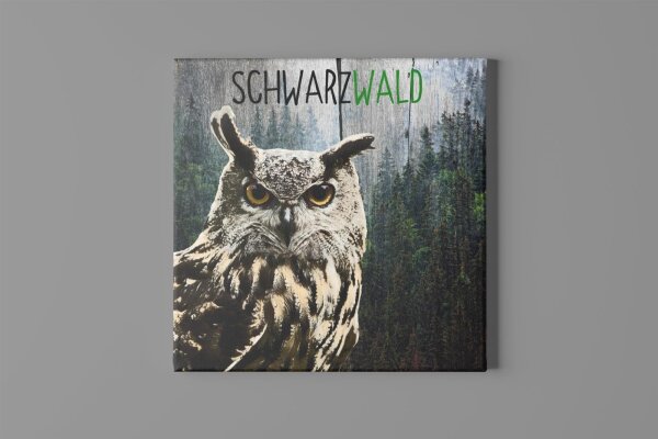 Jan Walter Schwarzwald Pop-Art "Schwarzwälder Uhu"