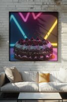 schwarzwald.art "Neon Kirschtorte"