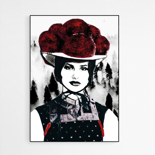 papercut - "Schwarzwaldmarie im Nebelwald"